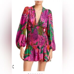 Farm Rio Cool Leopards Mini Dress - Size Medium